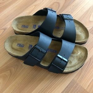 Birkenstock sandals [matte black]